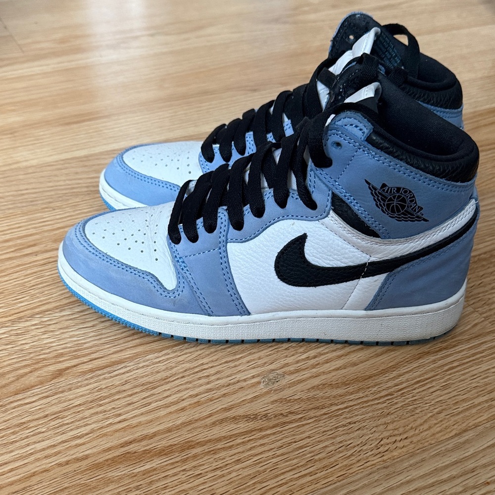Nike Air Jordan Blue and White Sneakers